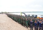 Kodam IX/Udayana  Dukung  Aksi  Bersih Pantai Bali, Wujud Sinergi TnI Jaga Lingkungan dan Parawisata Nasional