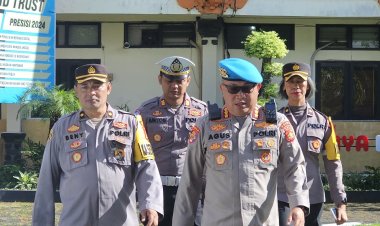 Perkuat Disiplin Personel Polri, Kabid propam Polda Bali Gelar Ops Gaktibplin di Polresta Tabanan